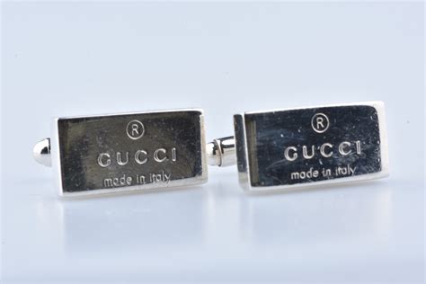 bouton de manchette gucci|Boutons de manchette en argent Gucci Argenté en Argent.